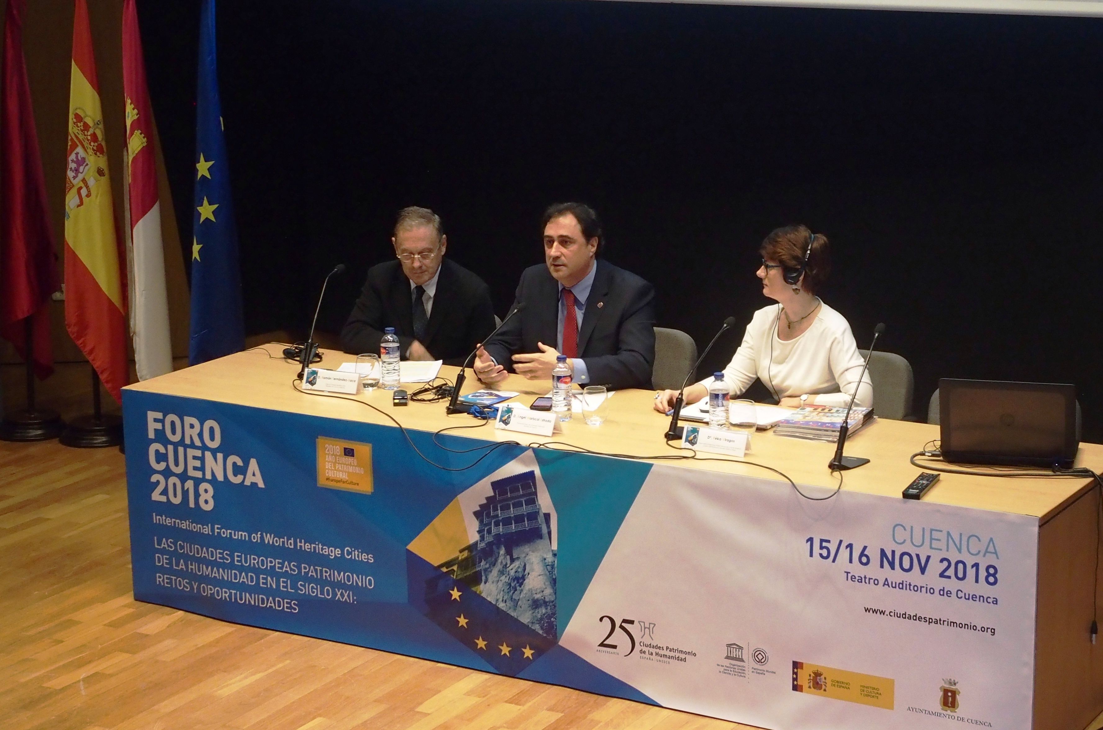 Mariscal inaugura el Foro Cuenca 2018 destacando el paso que ha dado el Grupo de Ciudades Patrimonio hacia Europa 3 Este foro internacional reúne a especialistas, investigadores, gestores y responsables públicos de toda Europa e Iberoamérica para debatir y compartir experiencias