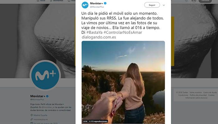 Movistar lanza la campaña #controlarnoesamar para alertar de los riesgos del cibercontrol