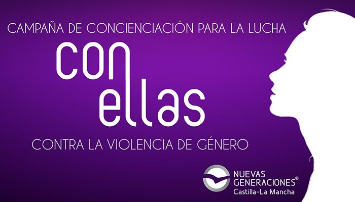 NNGG CLM lanza la campaña ¨Con Ellas¨, para concienciar contra la violencia de género
