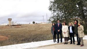 Prieto comprueba las obras de acondicionamiento y renovación de redes en cinco calles de San Clemente