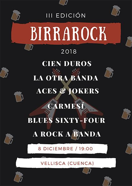 Vellisca vuelve a organizar, para el 8 de diciembre, el festival Birrarock