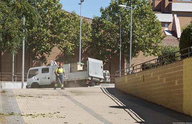A partir del lunes, la céntrica barriada de La Rambla en Guadalajara será objeto de una actuación integral de limpieza y mantenimiento