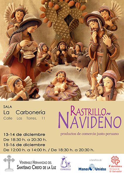 El Cristo de la Luz inaugura este jueves la IV edición de su Rastrillo Navideño en colaboración con Coprodeli