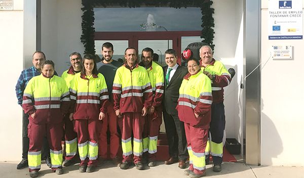 El Gobierno regional ha facilitado empleo y formación a ocho vecinos de Fontanar a través del taller de empleo al que ha destinado 76.158 euros