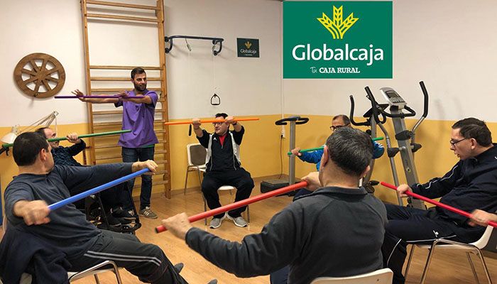 Aframas agradece la ayuda económica de la Fundación Globalcaja gracias a ellos han puesto en marcha su sala multisensorial