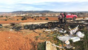 Cuesta comprueba la inexistencia de peligro para la población de Chillarón en el último incendio en su punto limpio