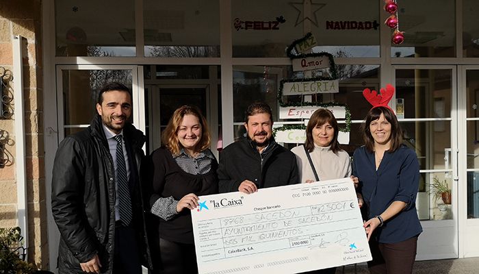 El Ayuntamiento de Sacedón ampliará el comedor de la residencia de mayores con una aportación de 2.500 euros de La Caixa