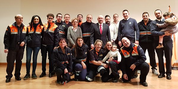 El Gobierno regional agradece a la agrupación de Protección Civil de Brihuega su trabajo en estos diez años
