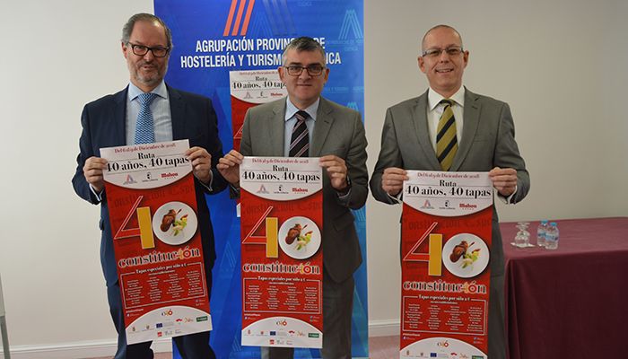 Junta y Agrupación de Hostelería de Cuenca celebran el 40 aniversario de la Constitución a través de la gastronomía