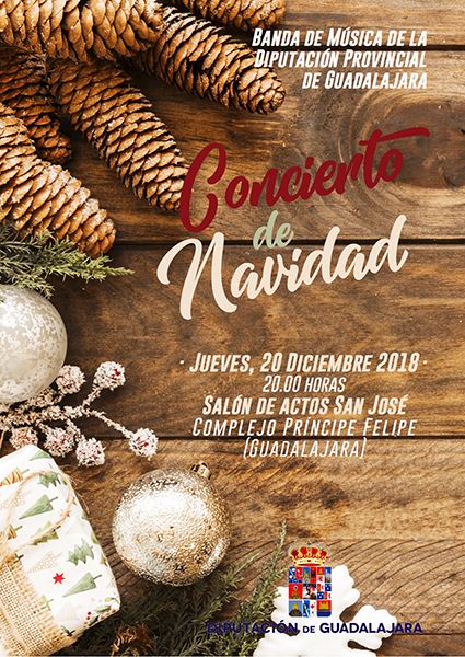 La Banda de la Diputación de Guadalajara ofrecerá el próximo jueves en el San José su tradicional Concierto de Navidad