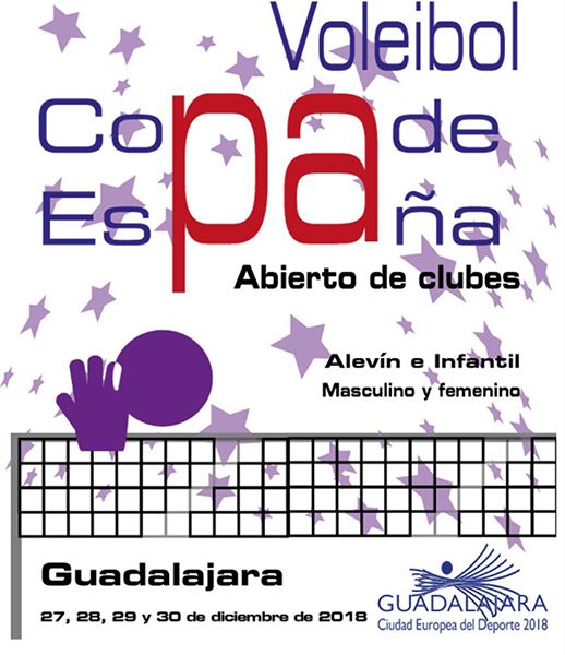 La Copa de España de Voleibol congrega desde ayer a 2.240 deportistas en Guadalajara