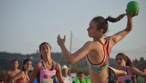La fuentenovillera, Mónica Cámara, una estrella del Balonmano Playa español