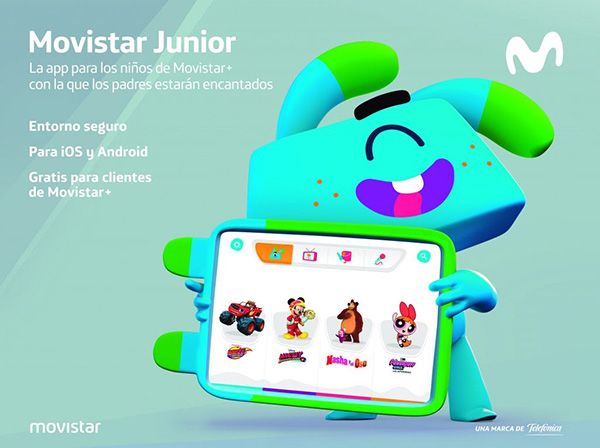 Llega Movistar Junior, la app infantil de Movistar+