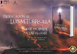 Luis Miguel Torrecilla Cañas presenta ‘El amuleto de Dalkarén’ el 14 de noviembre