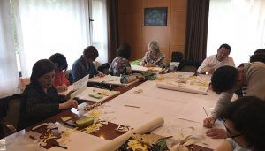 María Santísima de la Esperanza estrena en su Función la “Saya de las Rosas”, bordada por el Taller de la Hermandad