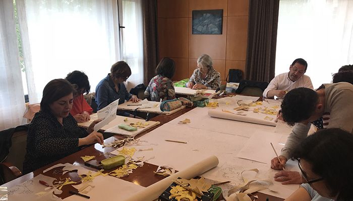 María Santísima de la Esperanza estrena en su Función la “Saya de las Rosas”, bordada por el Taller de la Hermandad