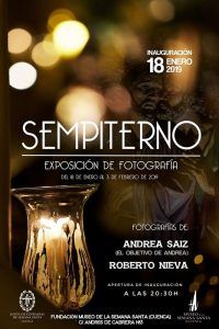 Andrea Sáiz y Roberto Nieva inauguran “Sempiterno” este viernes 18 en el Museo de Semana Santa