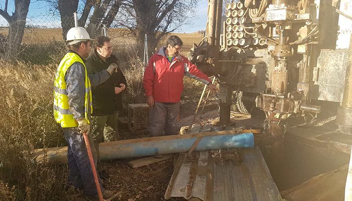 Correcta intervención en el sondeo de la Fuente Duz en Huete