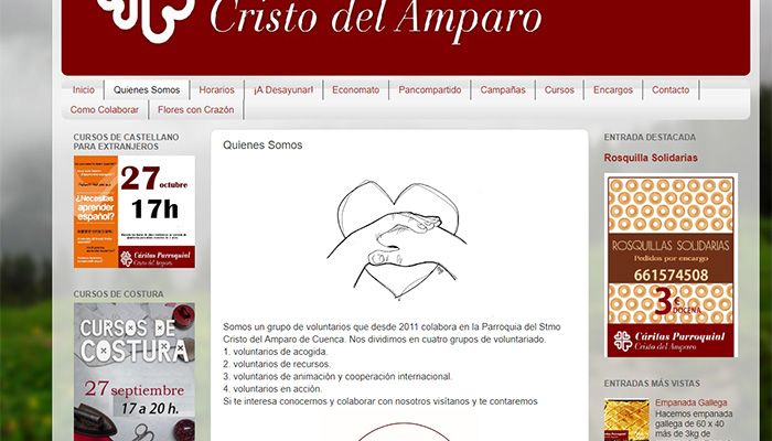 Cáritas Parroquial del Cristo del Amparo recibe de los conquenses más del triple de regalos de los que se han llevado los ladrones