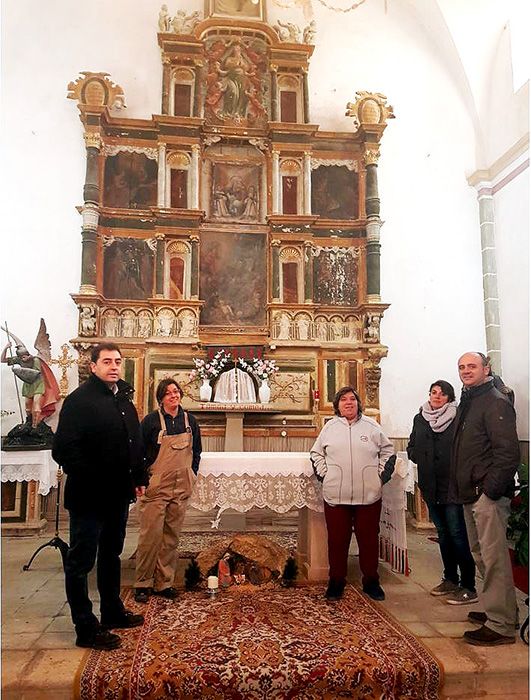 Diputación de Cuenca emprende la restauración del Retablo Mayor de la iglesia de San Miguel Arcángel de Valdemoro del Rey 3 Diputación de Cuenca emprende la restauración del Retablo Mayor de la iglesia de San Miguel Arcángel de Valdemoro del Rey