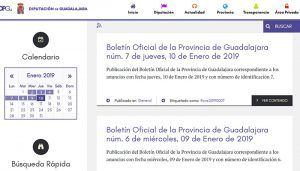 El número de usuarios del nuevo Boletín Oficial de la Provincia de Guadalajara aumenta un 25% 2 El número de usuarios del nuevo Boletín Oficial de la Provincia de Guadalajara aumenta un 25%