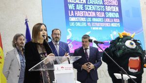 El stand de Castilla-La Mancha en FITUR acoge la presentación del Festival Gigante de Guadalajara