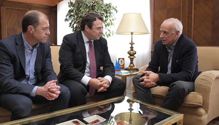 El subdelegado del Gobierno en Cuenca recibe la visita institucional del presidente de los empresarios conquenses