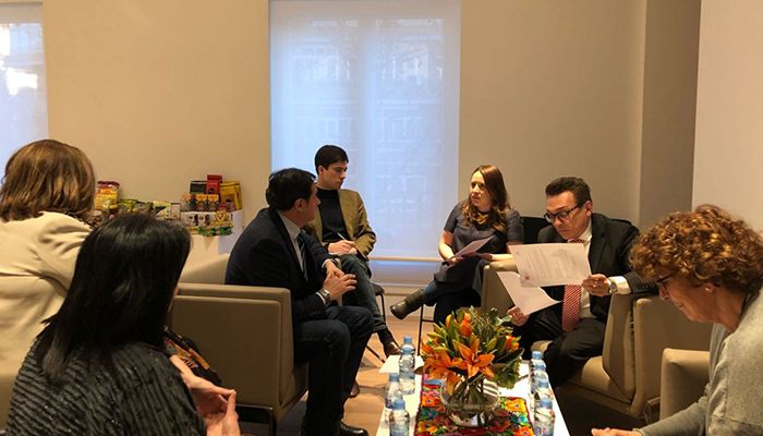 Mariscal se reúne con el responsable de Cultura del Estado mexicano de Campeche