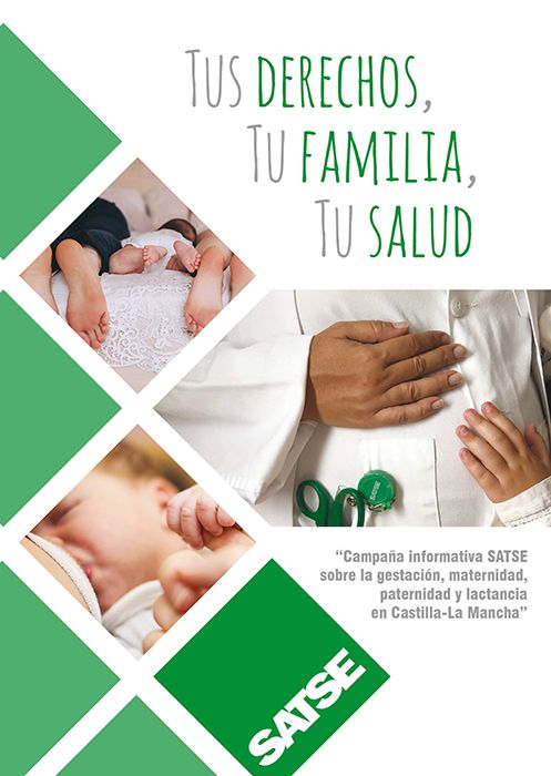 SATSE Castilla-La Mancha inicia una campaña para informar a las enfermeras y fisioterapeutas sobre sus derechos durante la maternidad y la lactancia