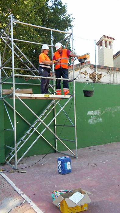 Un taller de empleo con ocho alumnos recupera espacios en Brihuega
