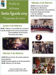 XIV Edición Concurso de Gachas Pinilla de Jadraque. Vive Pinilla Viva