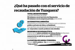 Ahora Yunquera denuncia “el talante anti-democrático” y la “campaña de mentiras” del Alcalde de Yunquera (PSOE) con respecto el sistema de recaudación municipal