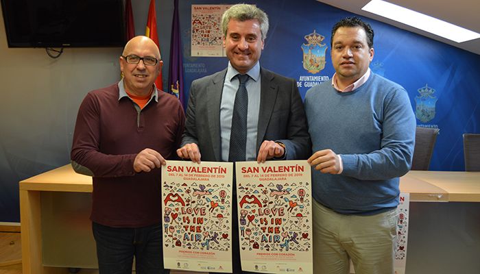 Arranca en Guadalajara la campaña de dinamización comercial de San Valentín 2019. Premios con Corazón