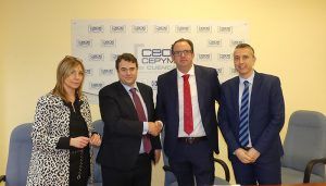 CEOE-Cepyme Cuenca y Banco Santander firman un convenio de colaboración financiera 2 CEOE-Cepyme Cuenca y Banco Santander firman un convenio de colaboración financiera