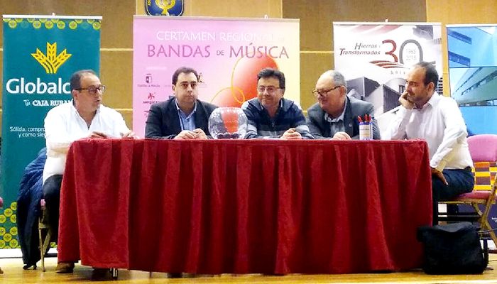 Doménech destaca el especial compromiso de Diputación de Cuenca con el Certamen Regional de Bandas de Música ‘Villa Mota del Cuervo