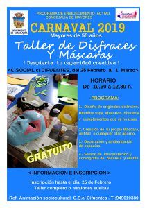 El Ayuntamiento de Guadalajara organiza un taller de maquillaje de fantasía y otro disfraces y máscaras