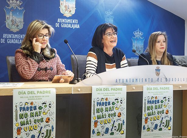 El Ayuntamiento de Guadalajara presenta una nueva campaña para fomentar el comercio local, coincidiendo con la celebración del Día del Padre