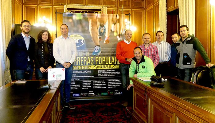 El Circuito de Carreras Populares de la Diputación de Cuenca afronta su XVII edición con la incorporación de Castillo de Garcimuñoz y Fuente de Pedro Naharro