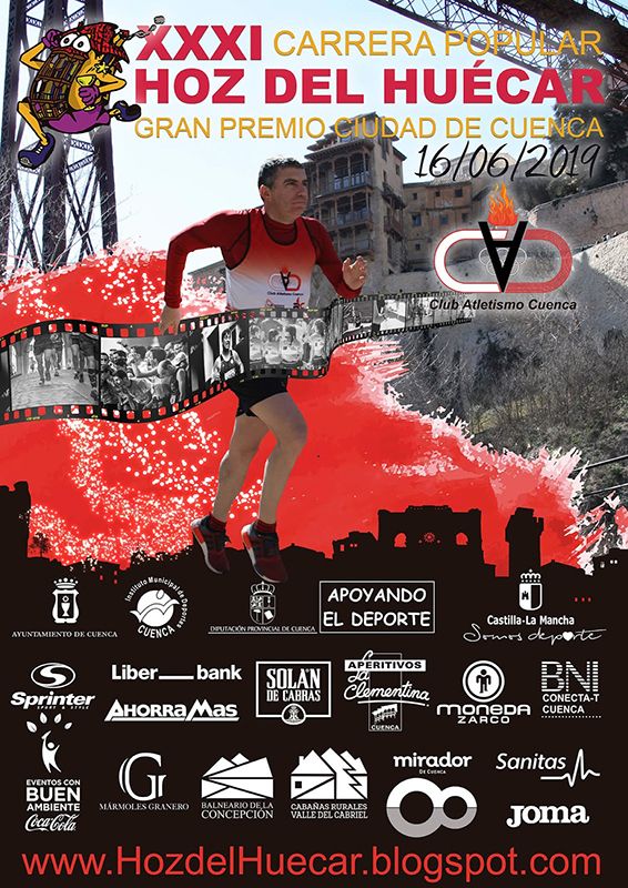 Este jueves, 14 de febrero, se abren las inscripciones para la Carrera Popular de la Hoz del Huécar