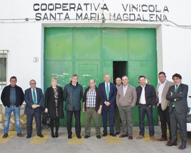 Eurocaja Rural traslada su respaldo a la Sociedad Cooperativa Vinícola Santa María Magdalena de Mondéjar