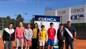 Guillermo Torres y Elena Gómez se hacen en Cuenca con el Campeonato Provincial de Tenis en Edad Escolar en categoría cadete
