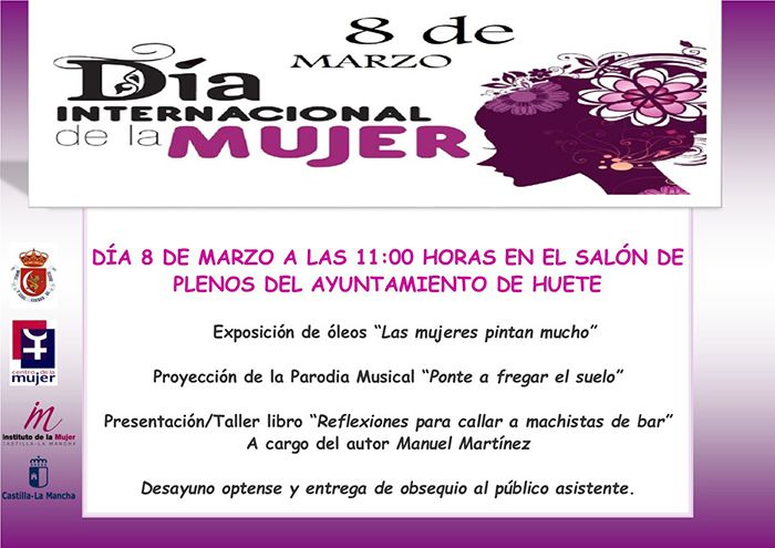 Huete celebrará el 8 de marzo el Día Internacional de la Mujer 3 Huete celebrará el 8 de marzo el Día Internacional de la Mujer