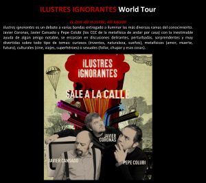 Ilustres ignorantes vende todo el papel para el sábado, 16 de febrero, en el Buero Vallejo