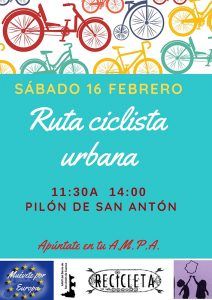 La FAMPA de Cuenca organiza un paseo en bici en colaboración con Recicleta San Antón