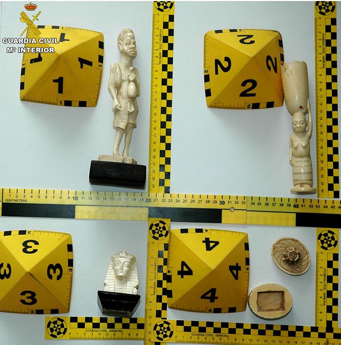 La Guardia Civil de Cuenca investiga a una persona que pretendía vender figuras de marfil de especies protegidas 3 La Guardia Civil de Cuenca investiga a una persona que pretendía vender figuras de marfil de especies protegidas