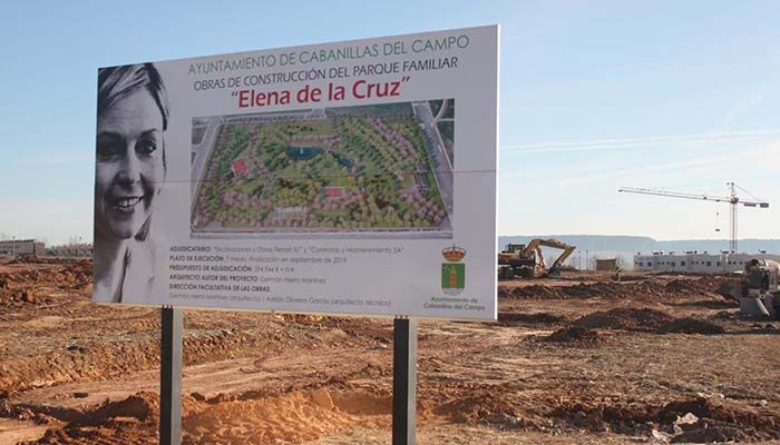 Las obras del Parque Elena de la Cruz cogen velocidad de crucero y ya están a pleno rendimiento