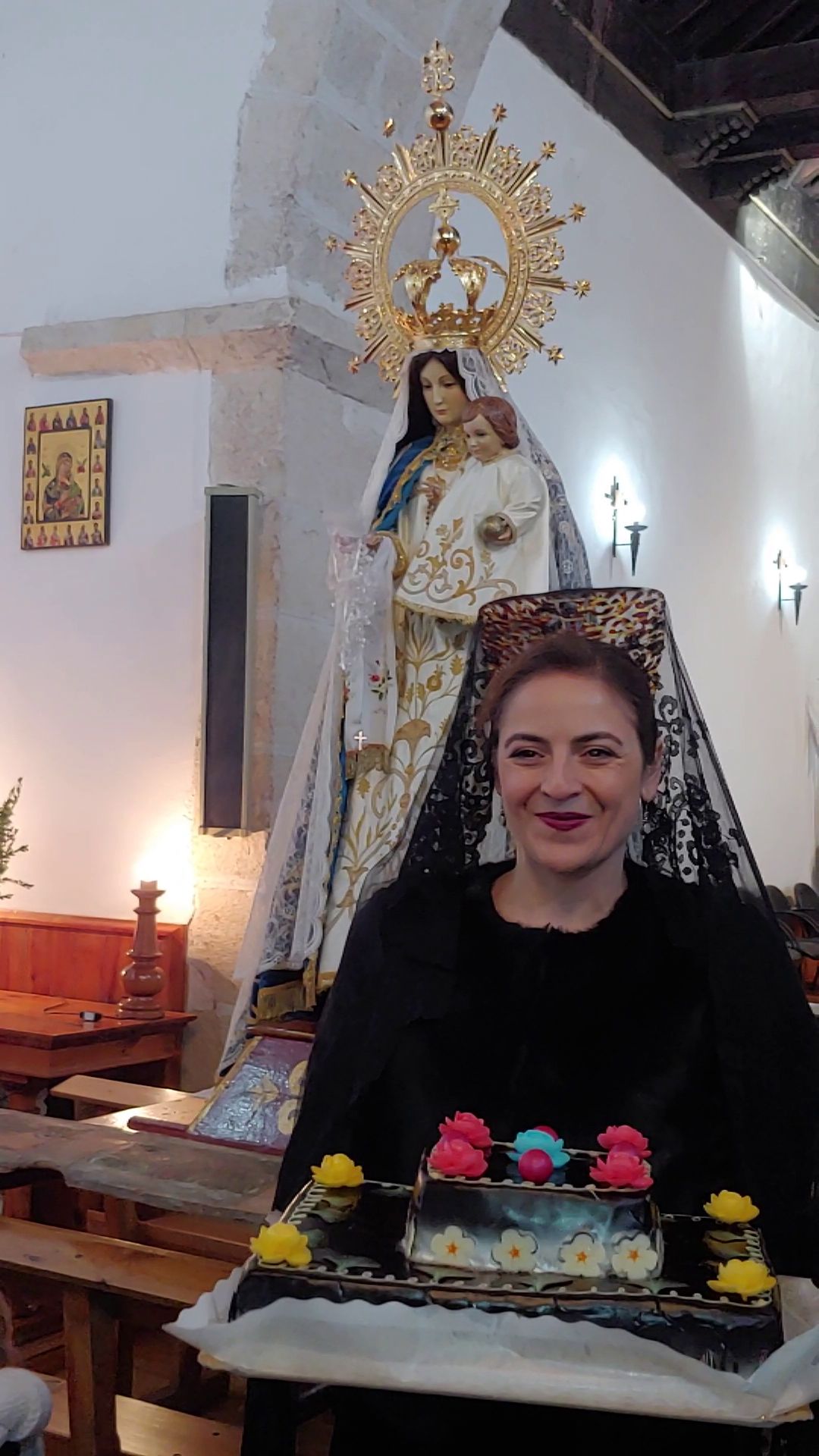 Susana Fuentes Arcos. La Candelaria, tiene un peso familiar grande en mi casa 1 madrina