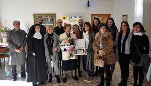 Teófila de Francisco, homenajeada en Sigüenza por su centenario