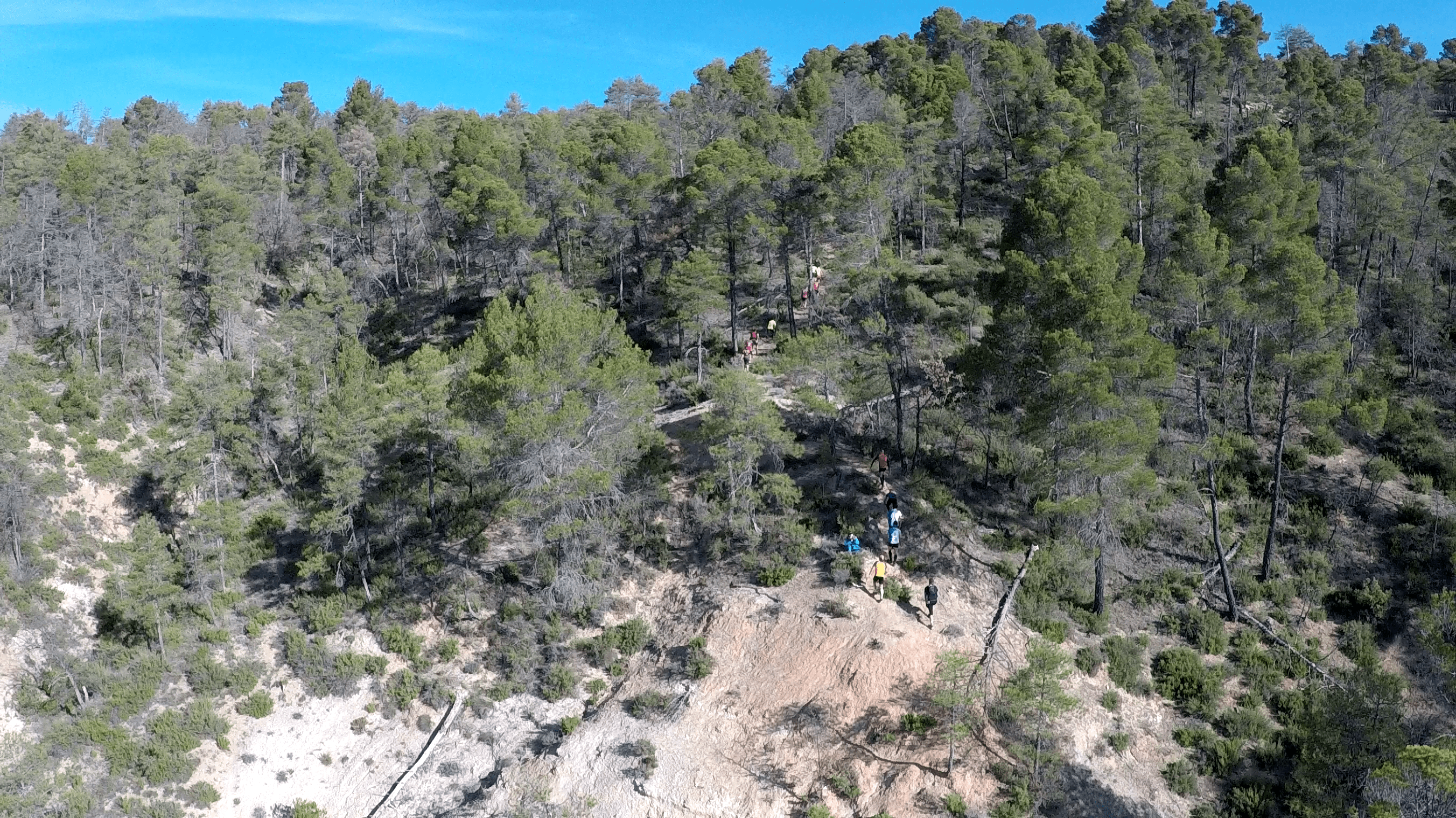 Jábaga. Un dron en la V Subida a la Cuerda