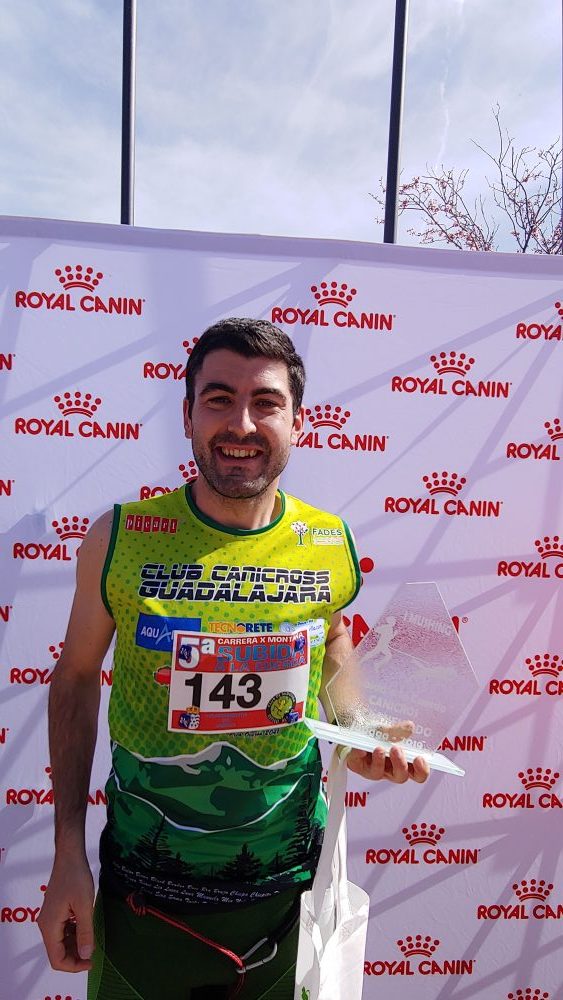 Álvaro Martínez, del Canicross Guadalajara, gana en Jábaga la I Prueba Subida a La Cuerda y la etapa de la II Liga Castilla La Mancha de Canicross